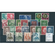 Duitsland Bund 1949 - 1955 betere zegels en series op stockkaartje