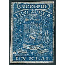 Venezuela Mi. 2 II ongebruikt (zonder gom)